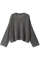 【ミズイロ インド/mizuiro ind】のmesh crew neck P/O プルオーバー gray|ID: prp329100004110610 ipo3291000000032918980