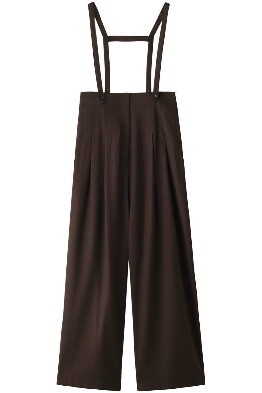 【リムアーク/RIM.ARK】のSuper high waist PT/パンツ インテリア・キッズ・メンズ・レディースファッション・服の通販 founy(ファニー) 　ファッション　Fashion　レディースファッション　WOMEN　パンツ　Pants　サスペンダー　Suspenders　スタイリッシュ　Stylish　バランス　Balance　エレガント 上品　Elegant　ブラウン|ID: prp329100004110616 ipo3291000000032376875