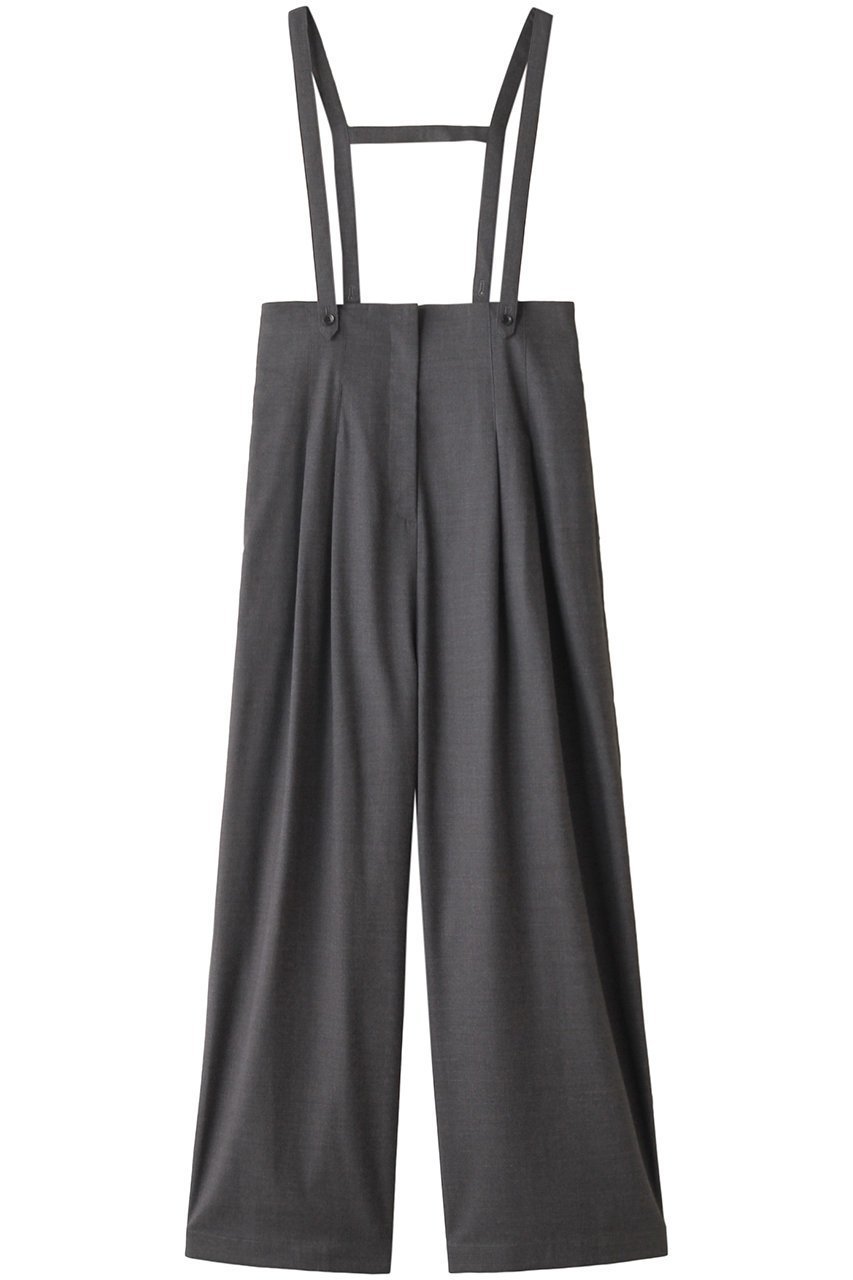 【リムアーク/RIM.ARK】のSuper high waist PT/パンツ インテリア・キッズ・メンズ・レディースファッション・服の通販 founy(ファニー) ファッション Fashion レディースファッション Fashion for Women パンツ Pants & Trousers サスペンダー Suspenders, Braces スタイリッシュ Stylish, Fashionable バランス Balance, Style Balance エレガント 上品 Elegant チャコールグレー|ID: prp329100004110616 ipo3291000000032809651