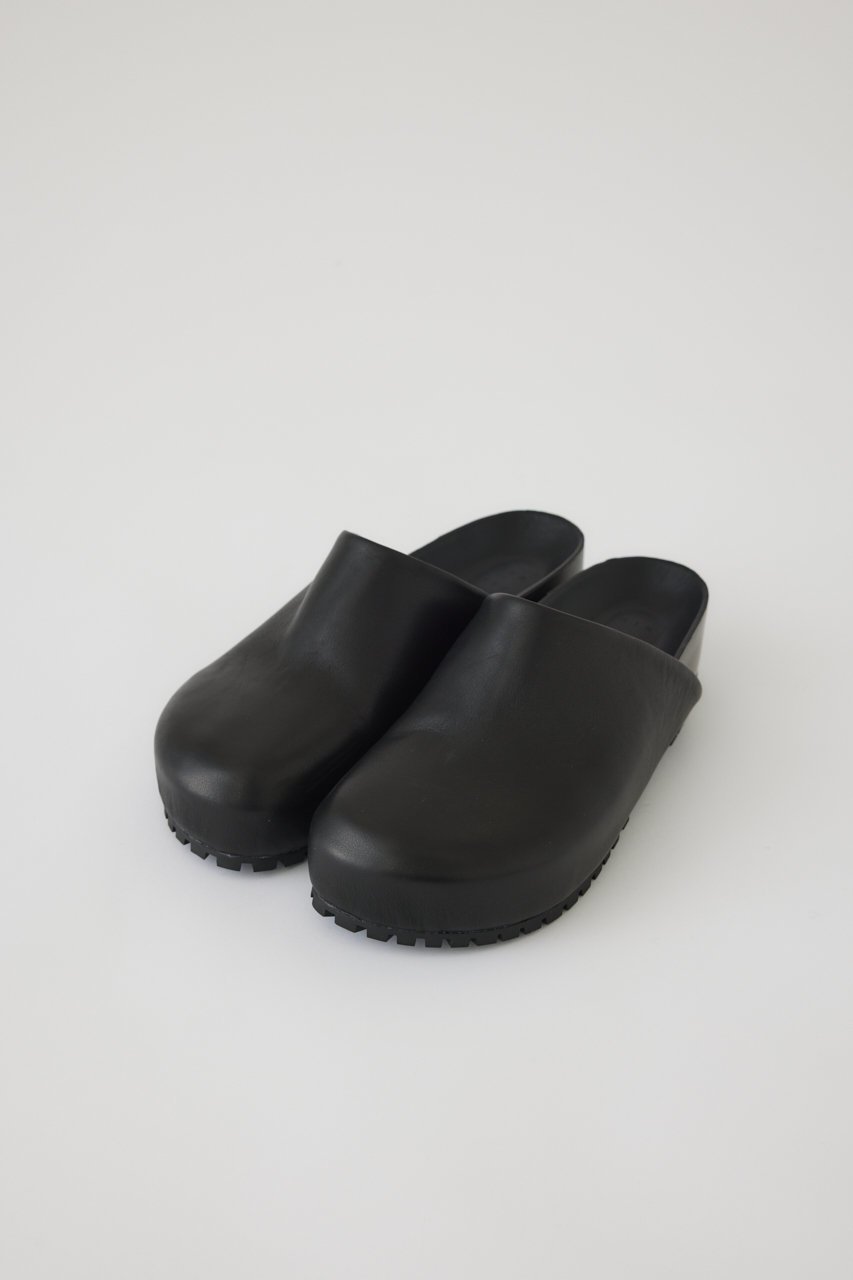 【リムアーク/RIM.ARK】のRelaxy leather sandal/サンダル インテリア・キッズ・メンズ・レディースファッション・服の通販 founy(ファニー) 　ファッション　Fashion　レディースファッション　WOMEN　サンダル　Sandals　バランス　Balance　フォルム　Form　再入荷　Restock/Back In Stock/Re Arrival　ブラック|ID: prp329100004110617 ipo3291000000028404097