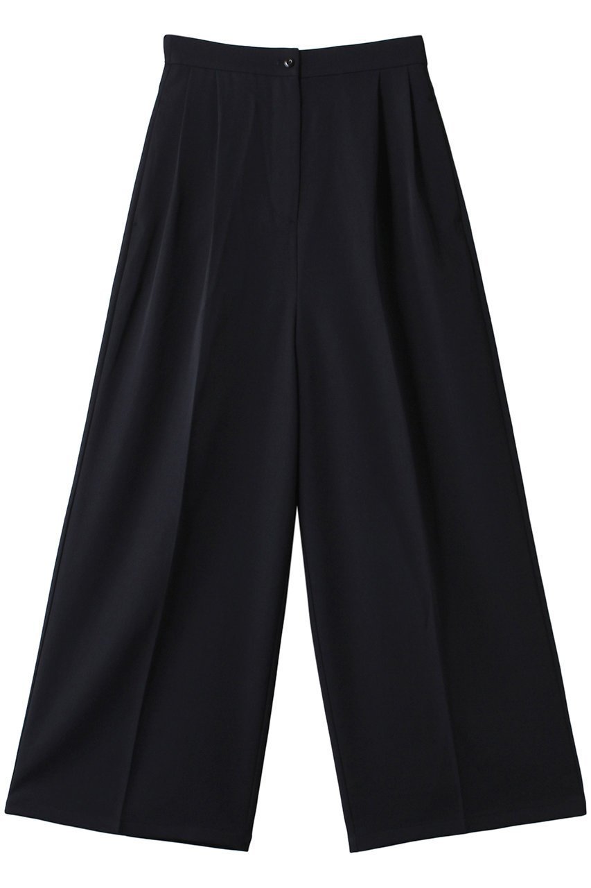 【リムアーク/RIM.ARK】のNatural satin wide PT/パンツ インテリア・キッズ・メンズ・レディースファッション・服の通販 founy(ファニー) 　ファッション　Fashion　レディースファッション　Fashion for Women　パンツ　Pants & Trousers　おすすめ　Recommended / Our Picks　セットアップ　Set-Up, Coordinated Outfit　リラックス　Relax, Relaxed Fit　ワイド　Wide, Wide Fit　エレガント 上品　Elegant　吸水　Absorbent, Quick-Dry　夏　Summer　秋　Autumn　ネイビー|ID: prp329100004110620 ipo3291000000032912503