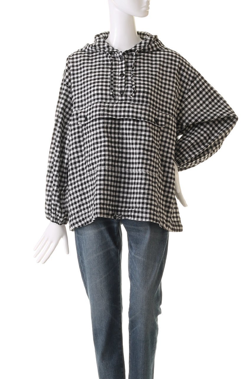 【ネストローブ/nest Robe】のアップサイクルリノ Super Water-Repelent チェックアノラック 人気、トレンドファッション・服の通販 founy(ファニー) 　ファッション　Fashion　レディースファッション　WOMEN　トップス・カットソー　Tops/Tshirt　シャツ/ブラウス　Shirts/Blouses　ギンガム　Gingham　スリーブ　Sleeve　チェック　Check　ポケット　Pocket　ロング　Long　other-2|ID: prp329100004111843 ipo3291000000031410973