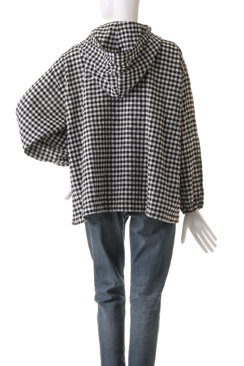 【ネストローブ/nest Robe】のアップサイクルリノ Super Water-Repelent チェックアノラック 人気、トレンドファッション・服の通販 founy(ファニー) 　ファッション　Fashion　レディースファッション　WOMEN　トップス・カットソー　Tops/Tshirt　シャツ/ブラウス　Shirts/Blouses　ギンガム　Gingham　スリーブ　Sleeve　チェック　Check　ポケット　Pocket　ロング　Long　other-4|ID: prp329100004111843 ipo3291000000031410978
