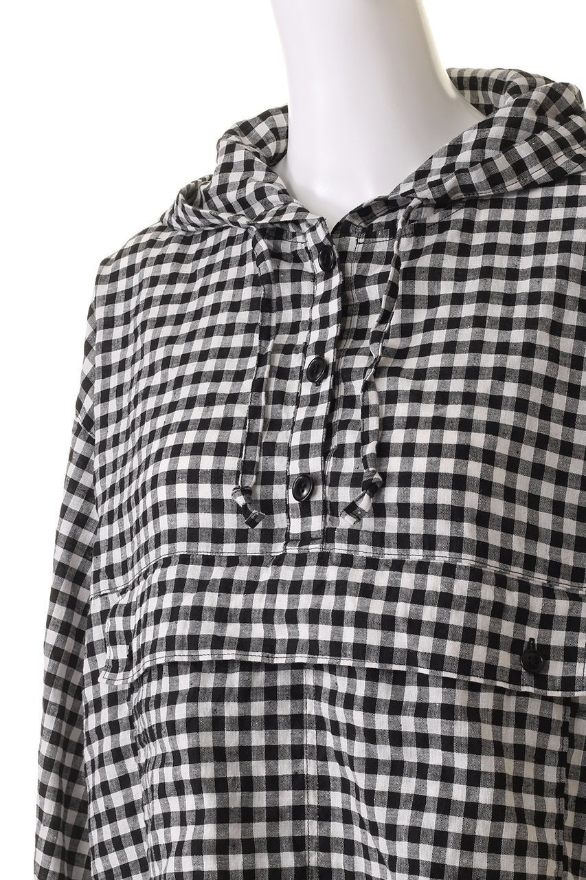 【ネストローブ/nest Robe】のアップサイクルリノ Super Water-Repelent チェックアノラック 人気、トレンドファッション・服の通販 founy(ファニー) 　ファッション　Fashion　レディースファッション　WOMEN　トップス・カットソー　Tops/Tshirt　シャツ/ブラウス　Shirts/Blouses　ギンガム　Gingham　スリーブ　Sleeve　チェック　Check　ポケット　Pocket　ロング　Long　other-5|ID: prp329100004111843 ipo3291000000031410980