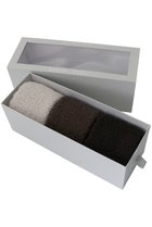 【ベアフット ドリームズ/BAREFOOT DREAMS】のコージーシック 3P ソックス ブラウン|ID: prp329100004111877 ipo3291000000036153851