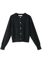 【マリリンムーン/MARILYN MOON】のコットンポリエステルスパングルカーディガン ネイビー|ID: prp329100004111892 ipo3291000000036688013