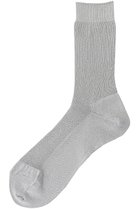 【アルアバイル/allureville】の【MARCOMONDE】GLITTER RIBBED SOCKS シルバー|ID: prp329100004111911 ipo3291000000032827715
