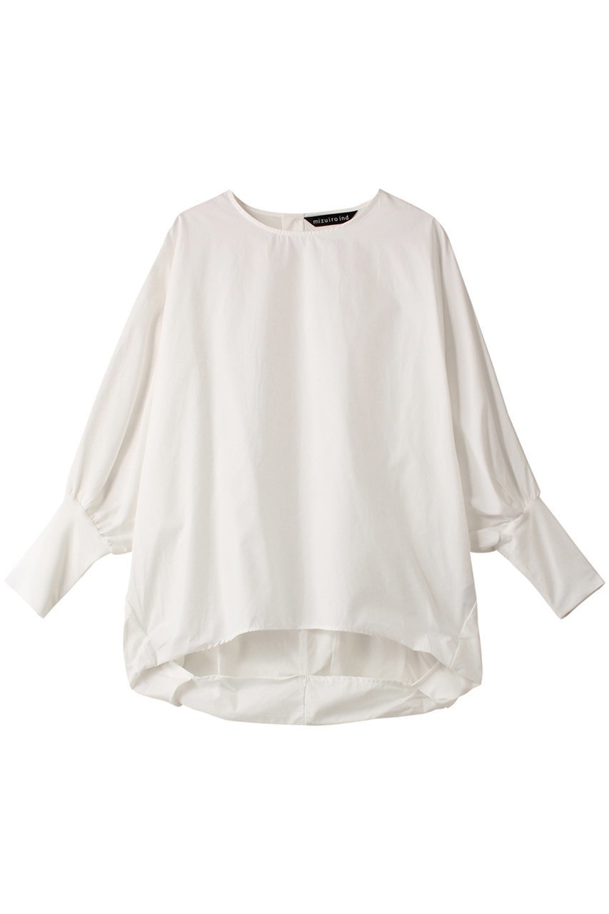 【ミズイロ インド/mizuiro ind】のcrew neck cocoon P/O プルオーバー 人気、トレンドファッション・服の通販 founy(ファニー) 　ファッション　Fashion　レディースファッション　WOMEN　トップス・カットソー　Tops/Tshirt　ニット　Knit Tops　プルオーバー　Pullover　シンプル　Simple　フィット　Fit　フロント　Front　ヘムライン　Hemline　 other-1|ID: prp329100004111917 ipo3291000000028001364