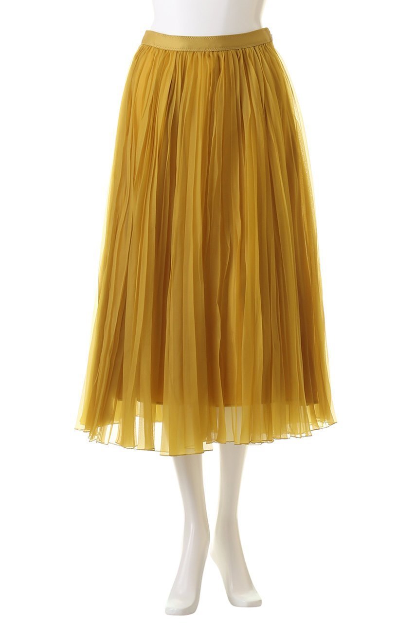 【アナイ/ANAYI】のカルゼオーガンプリーツスカート 人気、トレンドファッション・服の通販 founy(ファニー) 　ファッション　Fashion　レディースファッション　Fashion for Women　スカート　Skirts　プリーツスカート / 上品フェミニンスタイル　Pleated Skirts　ロングスカート　Long Skirts / Maxi & Midi Skirts　オーガンジー　Organza Fabric　シアー　Sheer, See-Through　シフォン　Chiffon, Lightweight Fabric　トレンド　Trend, Trending Now　プリーツ　Pleats, Pleated　ランダム　Random, Irregular　ロング　Long, Long-Length　エレガント 上品　Elegant　other-2|ID: prp329100004111924 ipo3291000000034886185