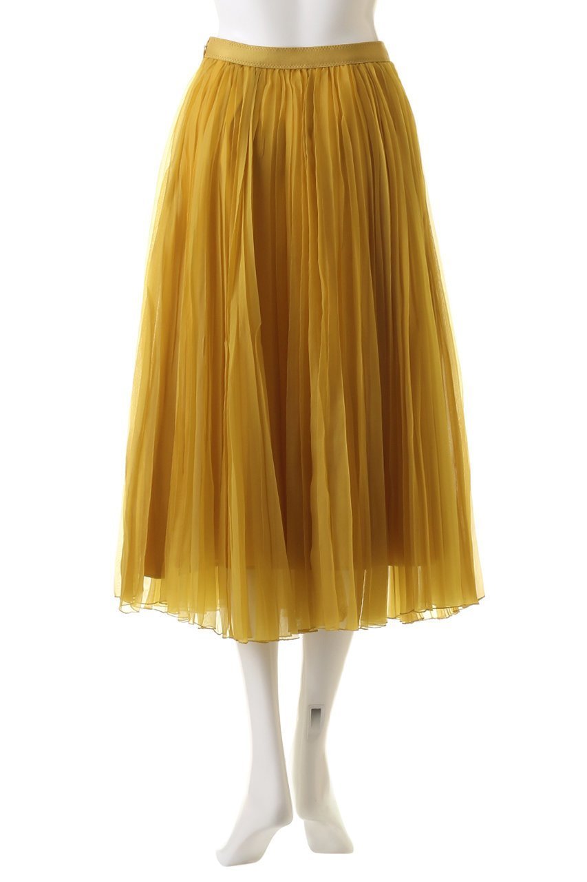 【アナイ/ANAYI】のカルゼオーガンプリーツスカート 人気、トレンドファッション・服の通販 founy(ファニー) 　ファッション　Fashion　レディースファッション　Fashion for Women　スカート　Skirts　プリーツスカート / 上品フェミニンスタイル　Pleated Skirts　ロングスカート　Long Skirts / Maxi & Midi Skirts　オーガンジー　Organza Fabric　シアー　Sheer, See-Through　シフォン　Chiffon, Lightweight Fabric　トレンド　Trend, Trending Now　プリーツ　Pleats, Pleated　ランダム　Random, Irregular　ロング　Long, Long-Length　エレガント 上品　Elegant　other-4|ID: prp329100004111924 ipo3291000000034886187