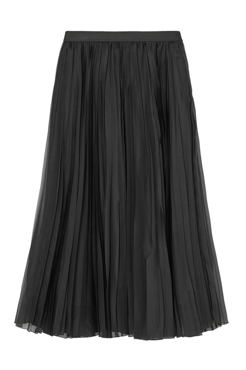 【アナイ/ANAYI】のカルゼオーガンプリーツスカート インテリア・キッズ・メンズ・レディースファッション・服の通販 founy(ファニー) 　ファッション　Fashion　レディースファッション　Fashion for Women　スカート　Skirts　プリーツスカート / 上品フェミニンスタイル　Pleated Skirts　ロングスカート　Long Skirts / Maxi & Midi Skirts　オーガンジー　Organza Fabric　シアー　Sheer, See-Through　シフォン　Chiffon, Lightweight Fabric　トレンド　Trend, Trending Now　プリーツ　Pleats, Pleated　ランダム　Random, Irregular　ロング　Long, Long-Length　エレガント 上品　Elegant　ブラック|ID: prp329100004111924 ipo3291000000035070410