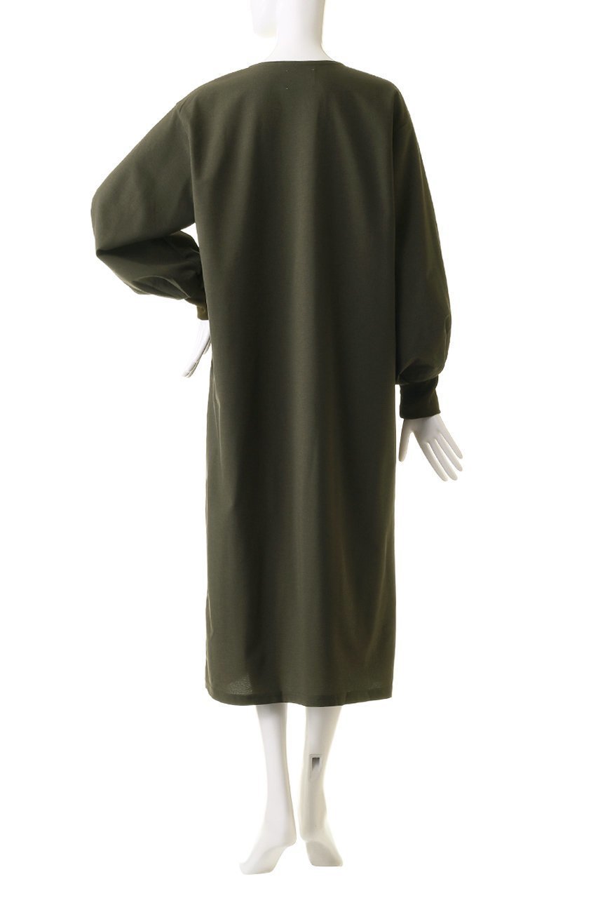 【ミディウミソリッド/MIDIUMISOLID】のpuff slv long OP ワンピース 人気、トレンドファッション・服の通販 founy(ファニー) 　ファッション　Fashion　レディースファッション　Fashion for Women　ワンピース　Dresses　チュニック　Tunic Tops & Dresses　ストレート　Straight, Straight Cut　チュニック　Tunic, Long Top　ロング　Long, Long-Length　エレガント 上品　Elegant　other-4|ID: prp329100004111928 ipo3291000000032893422