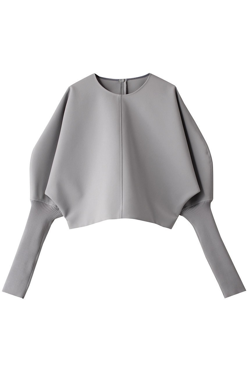 【ル フィル/LE PHIL】のドライタッチボンディングリブトップス 人気、トレンドファッション・服の通販 founy(ファニー) 　ファッション　Fashion　レディースファッション　Fashion for Women　トップス・カットソー　Cut & Sew Tops　シャツ・ブラウス・オフィスカジュアル　Elegant Blouses & Button-Ups　ロングTシャツ・Tシャツ　Longline T-Shirts & Tees　カットソー・ベーシックTシャツ　Cut-and-Sewn Tops / Stretch Tees & Basics　ショート　Short, Short Length　スリーブ　Sleeve, Long Sleeve / Short Sleeve　タイトスカート　Pencil Skirt, Tight Skirt　ブラウジング　Blouson Silhouette, Cinched Waist　ボトム　Bottoms, Lower Wear　ボンディング　Bonding, Bonded Fabric　ロング　Long, Long-Length　 other-1|ID: prp329100004111930 ipo3291000000032898158