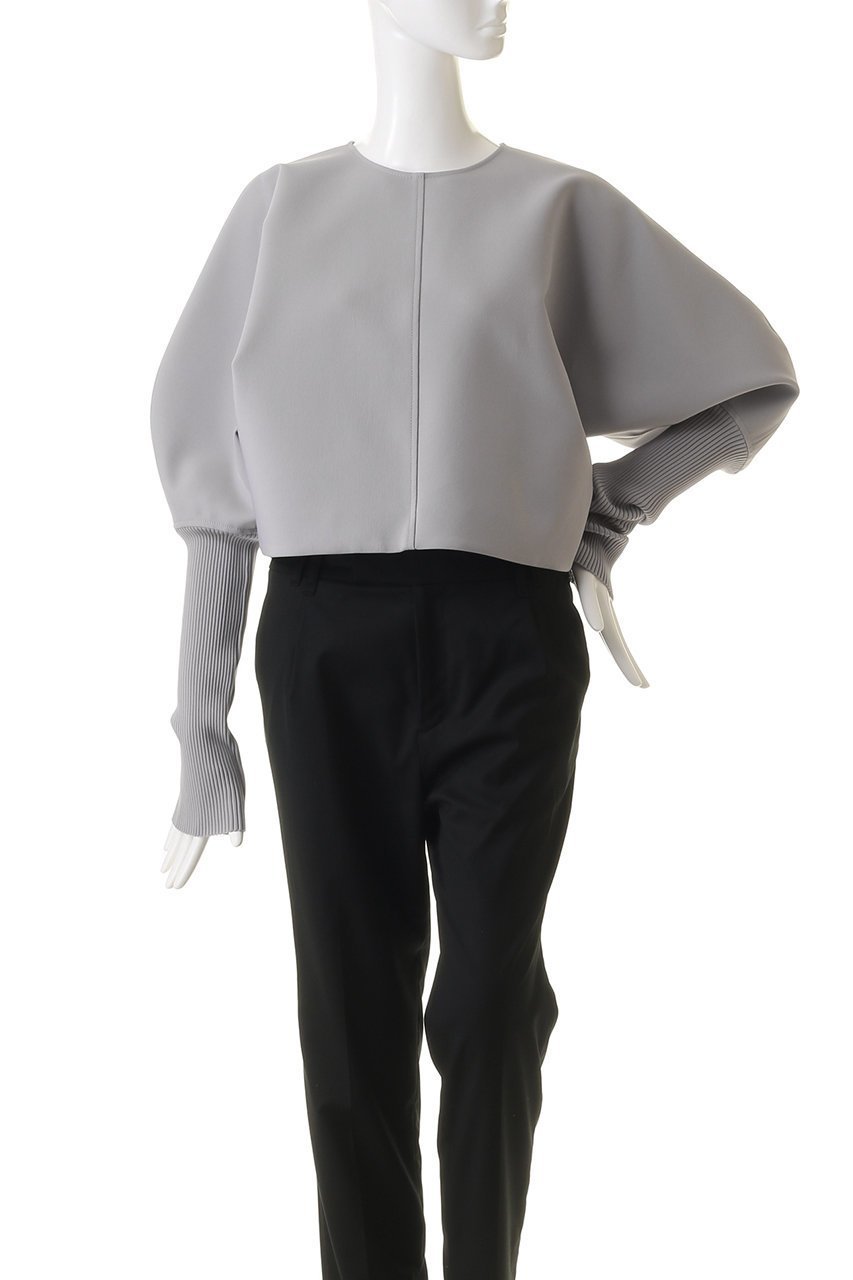 【ル フィル/LE PHIL】のドライタッチボンディングリブトップス 人気、トレンドファッション・服の通販 founy(ファニー) 　ファッション　Fashion　レディースファッション　Fashion for Women　トップス・カットソー　Cut & Sew Tops　シャツ・ブラウス・オフィスカジュアル　Elegant Blouses & Button-Ups　ロングTシャツ・Tシャツ　Longline T-Shirts & Tees　カットソー・ベーシックTシャツ　Cut-and-Sewn Tops / Stretch Tees & Basics　ショート　Short, Short Length　スリーブ　Sleeve, Long Sleeve / Short Sleeve　タイトスカート　Pencil Skirt, Tight Skirt　ブラウジング　Blouson Silhouette, Cinched Waist　ボトム　Bottoms, Lower Wear　ボンディング　Bonding, Bonded Fabric　ロング　Long, Long-Length　other-2|ID: prp329100004111930 ipo3291000000032898166