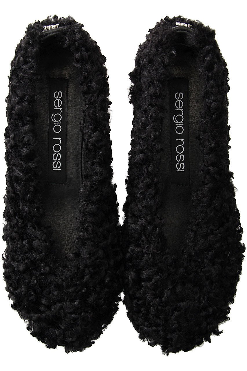 【セルジオ ロッシ/SERGIO ROSSI】のsrMUPPET バレリーナ インテリア・キッズ・メンズ・レディースファッション・服の通販 founy(ファニー) 　ファッション　Fashion　レディースファッション　Fashion for Women　コレクション　Collection, Seasonal Line　シューズ　Shoes, Footwear　ファブリック　Fabric, Textile　フラット　Flat, Flat Shoes　ブラック|ID: prp329100004111946 ipo3291000000036652232