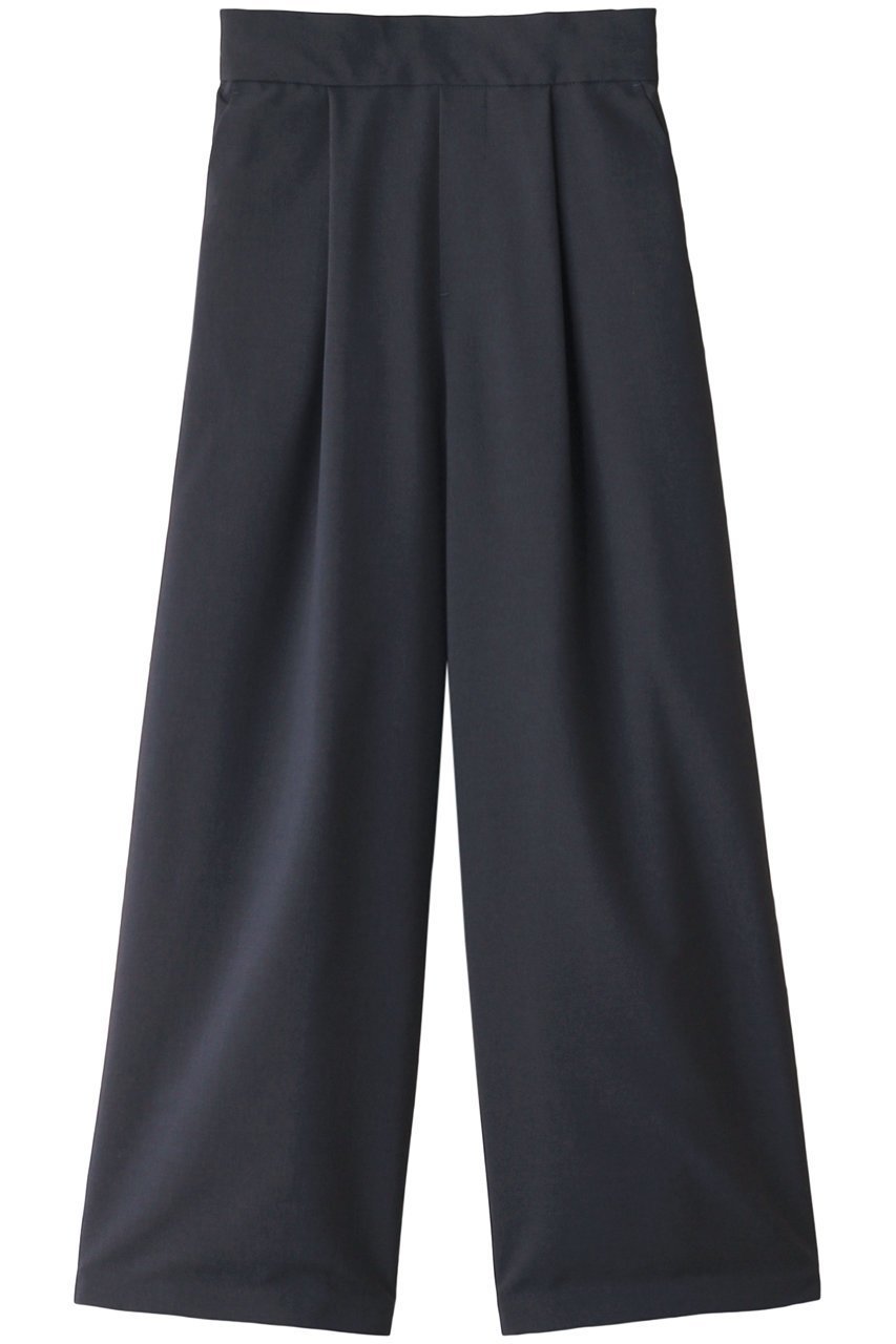【ミディウミソリッド/MIDIUMISOLID】のlight hi-waist tucked PT パンツ インテリア・キッズ・メンズ・レディースファッション・服の通販 founy(ファニー) 　ファッション　Fashion　レディースファッション　Fashion for Women　パンツ　Pants & Trousers　コンパクト　Compact, Small Size　ファブリック　Fabric, Textile　エレガント 上品　Elegant　c.gray|ID: prp329100004111948 ipo3291000000032817361