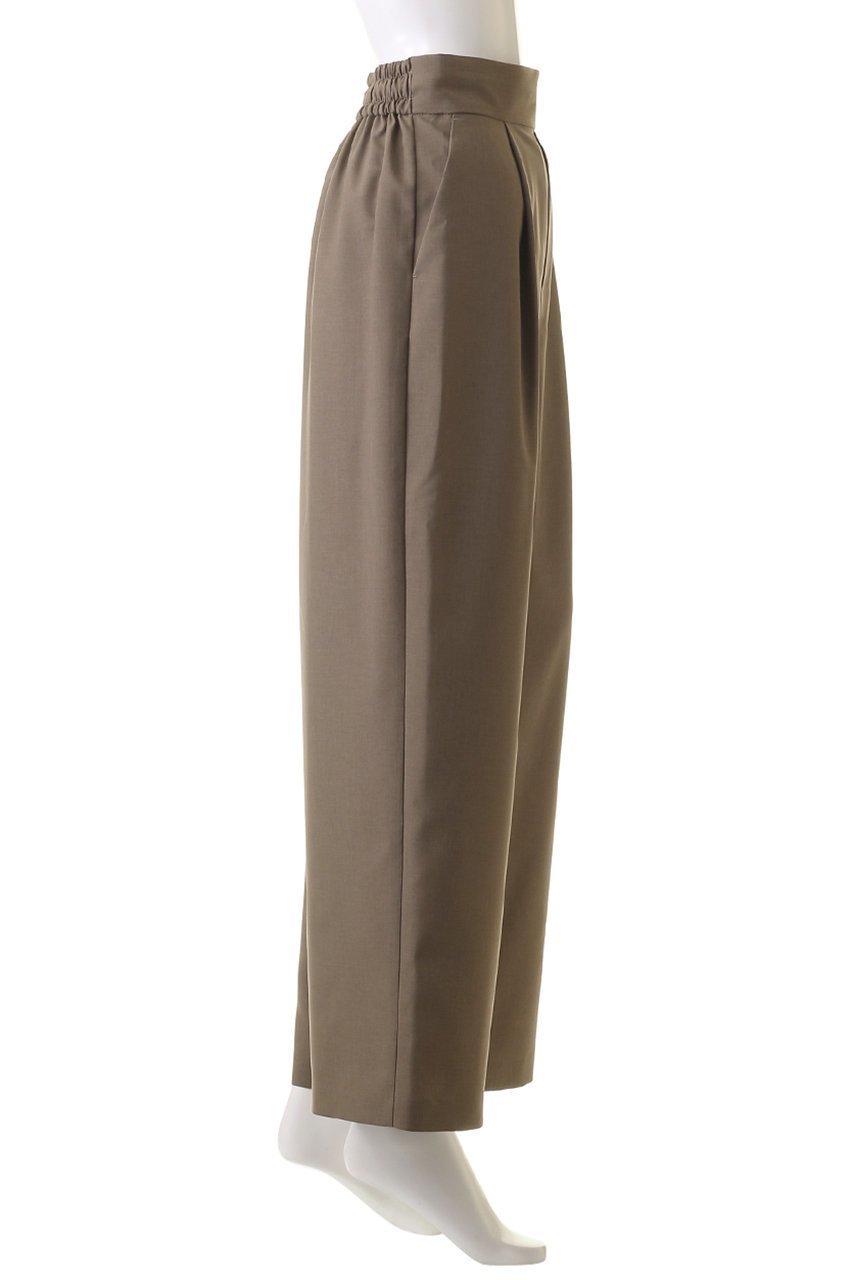 【ミディウミソリッド/MIDIUMISOLID】のlight hi-waist tucked PT パンツ 人気、トレンドファッション・服の通販 founy(ファニー) 　ファッション　Fashion　レディースファッション　Fashion for Women　パンツ　Pants & Trousers　コンパクト　Compact, Small Size　ファブリック　Fabric, Textile　エレガント 上品　Elegant　other-3|ID: prp329100004111948 ipo3291000000032817364
