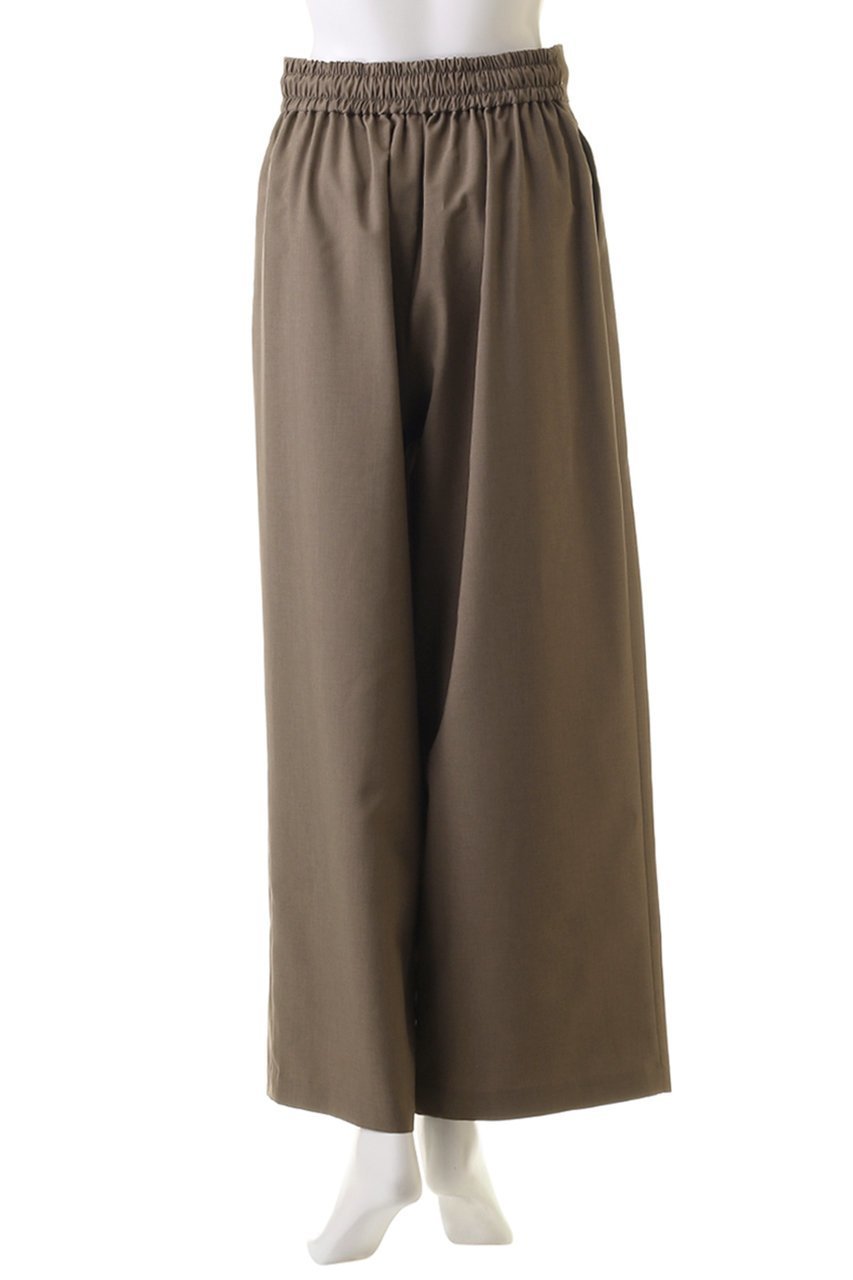 【ミディウミソリッド/MIDIUMISOLID】のlight hi-waist tucked PT パンツ 人気、トレンドファッション・服の通販 founy(ファニー) 　ファッション　Fashion　レディースファッション　Fashion for Women　パンツ　Pants & Trousers　コンパクト　Compact, Small Size　ファブリック　Fabric, Textile　エレガント 上品　Elegant　other-4|ID: prp329100004111948 ipo3291000000032817365
