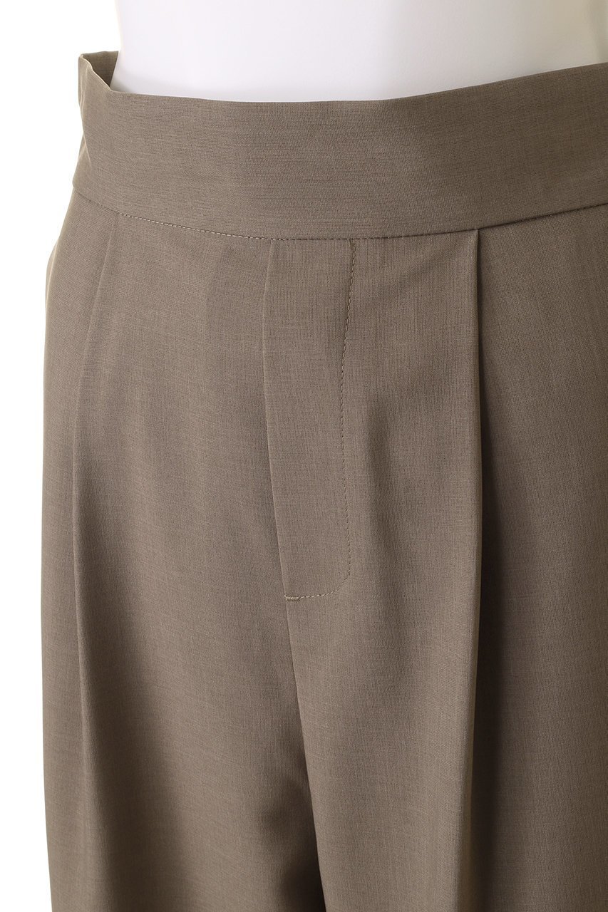 【ミディウミソリッド/MIDIUMISOLID】のlight hi-waist tucked PT パンツ 人気、トレンドファッション・服の通販 founy(ファニー) 　ファッション　Fashion　レディースファッション　Fashion for Women　パンツ　Pants & Trousers　コンパクト　Compact, Small Size　ファブリック　Fabric, Textile　エレガント 上品　Elegant　other-5|ID: prp329100004111948 ipo3291000000032817366