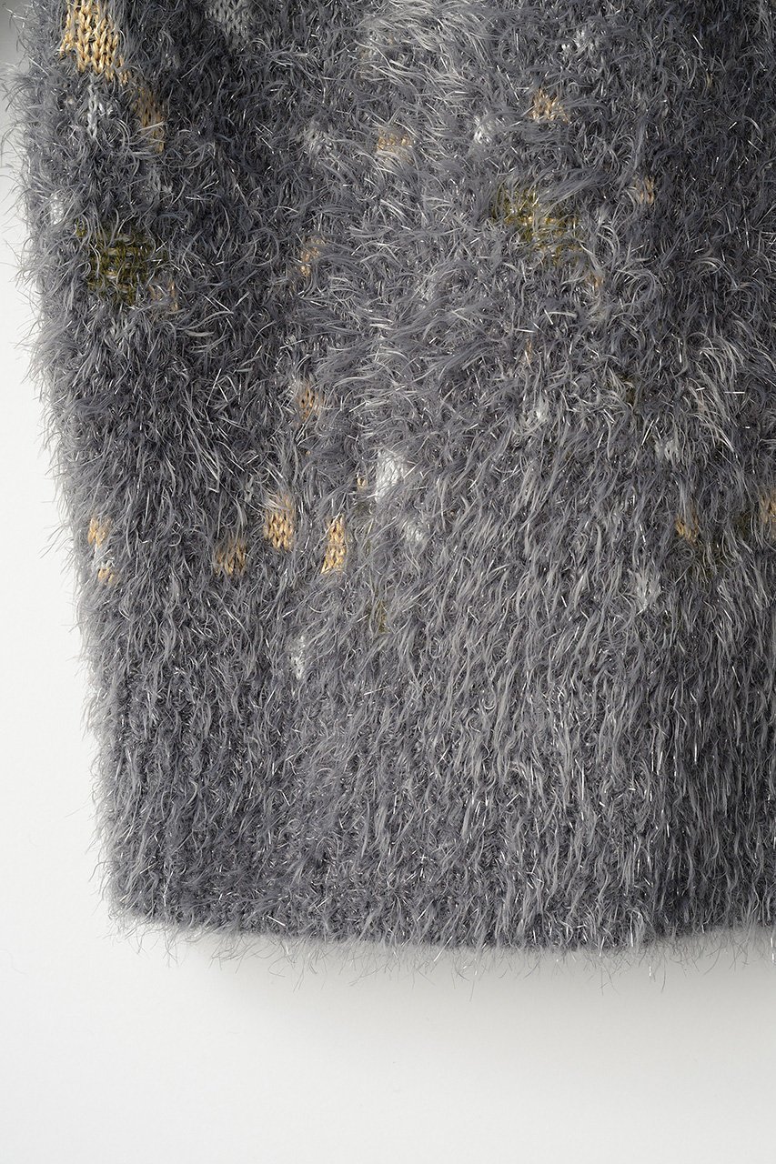 【ミューラル/MURRAL】のTwinkle ニットカーディガン 人気、トレンドファッション・服の通販 founy(ファニー) 　ファッション　Fashion　レディースファッション　WOMEN　トップス・カットソー　Tops/Tshirt　ニット　Knit Tops　カーディガン　Cardigans　カーディガン　Cardigan　コンパクト　Compact　ショート　Short　ジップ　Zip　ジャカード　Jacquard　ダブル　Double　バランス　Balance　ブライト　Bright　other-5|ID: prp329100004112933 ipo3291000000031410549