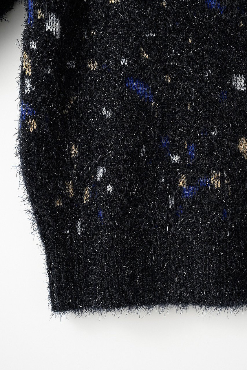 【ミューラル/MURRAL】のTwinkle ニットカーディガン 人気、トレンドファッション・服の通販 founy(ファニー) 　ファッション　Fashion　レディースファッション　Fashion for Women　トップス・カットソー　Cut & Sew Tops　ニット　Knit Tops & Sweaters　カーディガン・羽織り　Layered Style Cardigans　カーディガン　Cardigan, Knitwear　コンパクト　Compact, Small Size　ショート　Short, Short Length　ジップ　Zip, Zipper　ジャカード／ジャガード　Jacquard, Woven Pattern　ダブル　Double, Double-Breasted　バランス　Balance, Style Balance　ブライト　Bright, Shiny　other-5|ID: prp329100004112933 ipo3291000000032965604