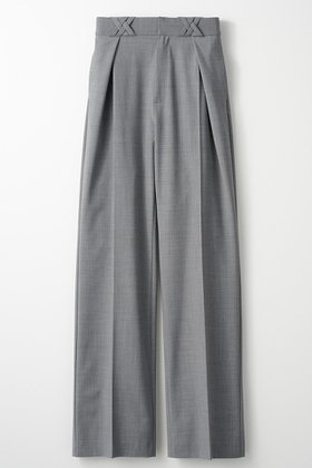 【ミューラル/MURRAL】のIvy スラックス 人気、トレンドファッション・服の通販 founy(ファニー) ファッション Fashion レディースファッション Fashion for Women パンツ Pants & Trousers ストレッチ Stretch, Stretchy Fabric ストレート Straight, Straight Cut スラックス Slacks, Dress Pants フォルム Silhouette, Form ループ Loop, Loop Knit 定番 Standard, Basic Item |ID:prp329100004112954