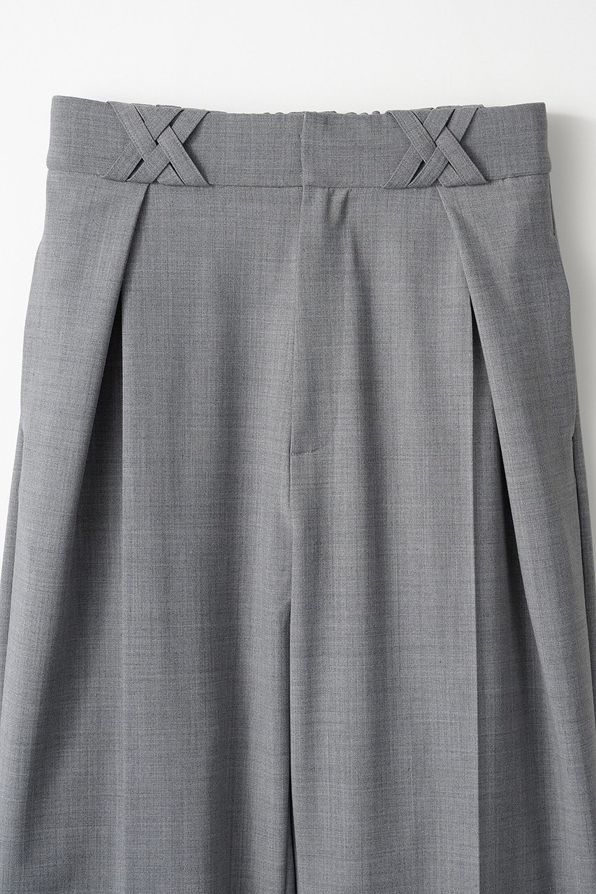 【ミューラル/MURRAL】のIvy スラックス 人気、トレンドファッション・服の通販 founy(ファニー) 　ファッション　Fashion　レディースファッション　Fashion for Women　パンツ　Pants & Trousers　ストレッチ　Stretch, Stretchy Fabric　ストレート　Straight, Straight Cut　スラックス　Slacks, Dress Pants　フォルム　Silhouette, Form　ループ　Loop, Loop Knit　定番　Standard, Basic Item　other-3|ID: prp329100004112954 ipo3291000000032932000