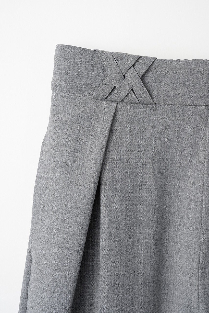 【ミューラル/MURRAL】のIvy スラックス 人気、トレンドファッション・服の通販 founy(ファニー) 　ファッション　Fashion　レディースファッション　Fashion for Women　パンツ　Pants & Trousers　ストレッチ　Stretch, Stretchy Fabric　ストレート　Straight, Straight Cut　スラックス　Slacks, Dress Pants　フォルム　Silhouette, Form　ループ　Loop, Loop Knit　定番　Standard, Basic Item　other-4|ID: prp329100004112954 ipo3291000000032932009