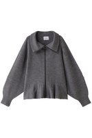 【エズミ/EZUMi】のジップアップ ペプラム ニット 人気、トレンドファッション・服の通販 founy(ファニー) ファッション Fashion レディースファッション WOMEN トップス・カットソー Tops/Tshirt ニット Knit Tops カーディガン Cardigans カーディガン Cardigan ジップ Zip ジップアップ Zip Up スリーブ Sleeve ハイネック High Neck バルーン Balloon フェミニン Feminine フェルト Felt フォルム Form ペプラム Peplum モダン Modern |ID:prp329100004112965