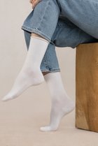 【ブルーフォレ/BLEUFORET】の6594 ソリッドカラー ベルベットコットンソックス ホワイト|ID: prp329100004112980 ipo3291000000032801363
