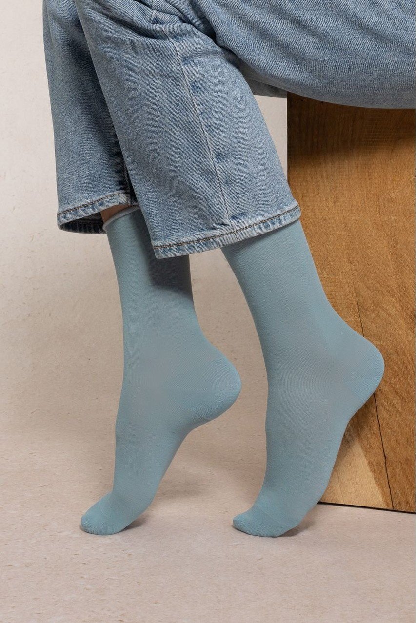 【ブルーフォレ/BLEUFORET】の6594 ソリッドカラー ベルベットコットンソックス インテリア・キッズ・メンズ・レディースファッション・服の通販 founy(ファニー) ファッション Fashion レディースファッション Fashion for Women ソックス&靴下 Socks & Hosiery レッグウェア・ストッキング Legwear & Hosiery ショート Short, Short Length ソックス Socks, Hosiery フラット Flat, Flat Shoes フランス France, French ベルベット Velvet, Velvety 定番 Standard, Basic Item エイジングブルー|ID: prp329100004112980 ipo3291000000033527799