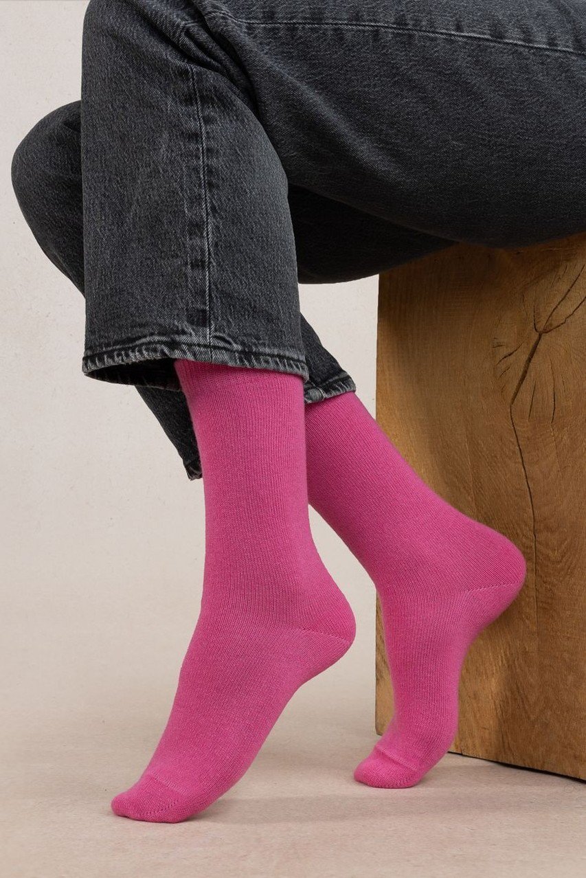 【ブルーフォレ/BLEUFORET】の6095 ソリッドカラー ウールソックス インテリア・キッズ・メンズ・レディースファッション・服の通販 founy(ファニー) 　ファッション　Fashion　レディースファッション　Fashion for Women　ソックス&靴下　Socks & Hosiery　レッグウェア・ストッキング　Legwear & Hosiery　スニーカー　Sneakers, Trainers　ソックス　Socks, Hosiery　定番　Standard, Basic Item　ピンク|ID: prp329100004112984 ipo3291000000032821432