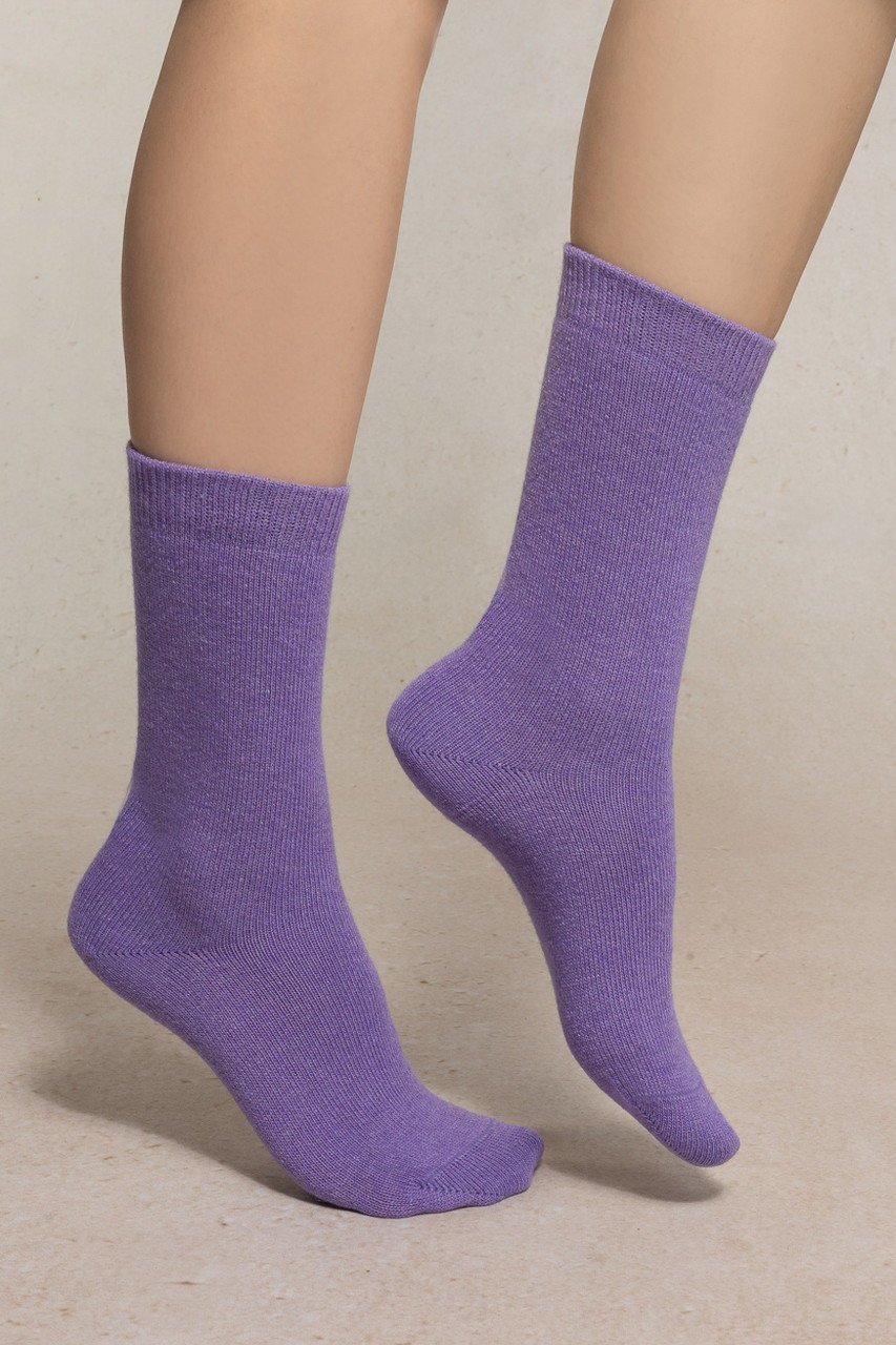 【ブルーフォレ/BLEUFORET】の6095 ソリッドカラー ウールソックス インテリア・キッズ・メンズ・レディースファッション・服の通販 founy(ファニー) 　ファッション　Fashion　レディースファッション　Fashion for Women　ソックス&靴下　Socks & Hosiery　レッグウェア・ストッキング　Legwear & Hosiery　スニーカー　Sneakers, Trainers　ソックス　Socks, Hosiery　定番　Standard, Basic Item　ライトパープル|ID: prp329100004112984 ipo3291000000034387304