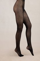 【ブルーフォレ/BLEUFORET】の4106 POLKA DOTS 30デニール ストッキング ブラック|ID: prp329100004112987 ipo3291000000032801360
