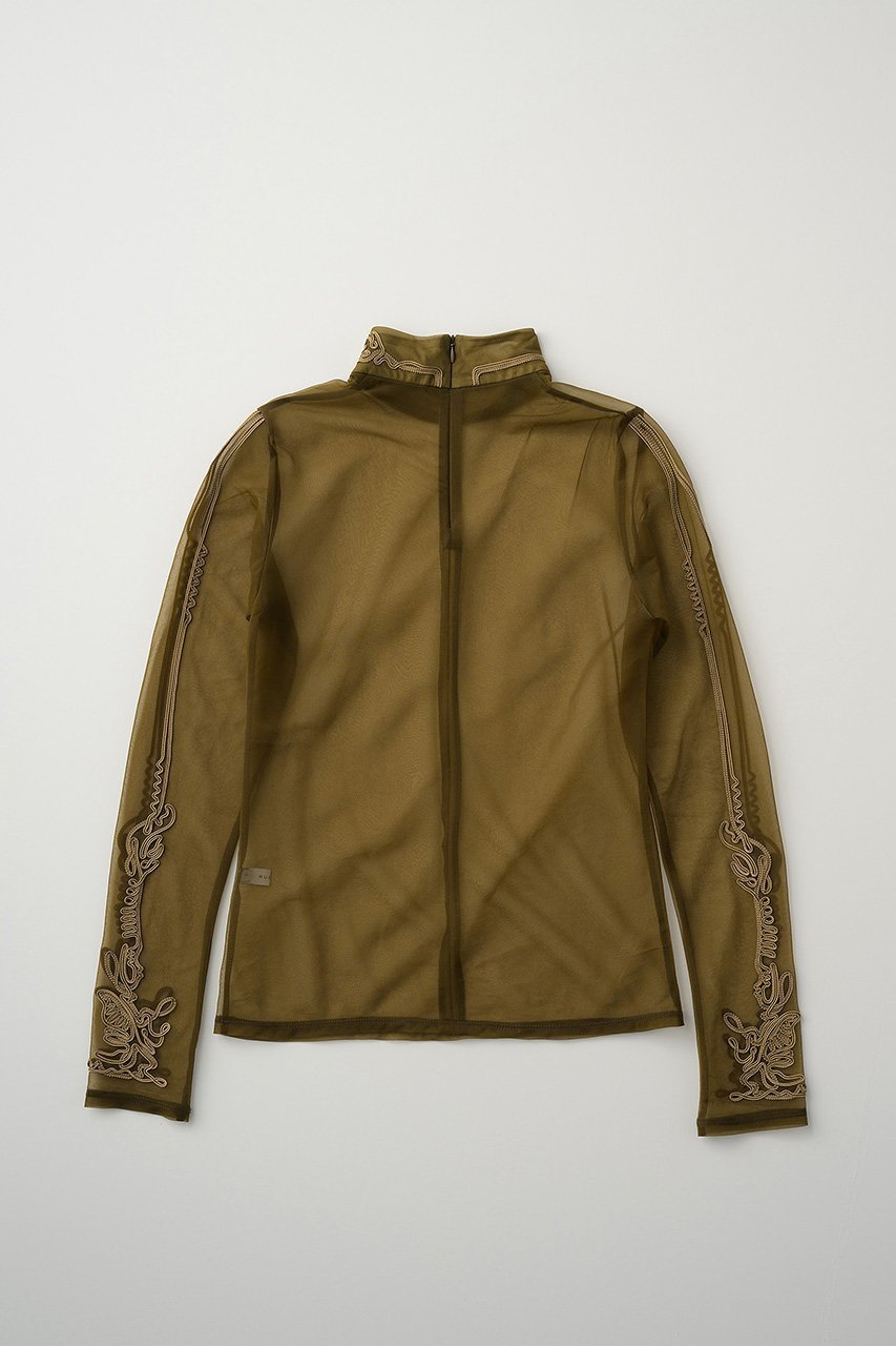 【ミューラル/MURRAL】のシーナリー刺しゅう シアーシャツ 人気、トレンドファッション・服の通販 founy(ファニー) 　ファッション　Fashion　レディースファッション　WOMEN　トップス・カットソー　Tops/Tshirt　シャツ/ブラウス　Shirts/Blouses　おすすめ　Recommend　インナー　Inner　シアー　Sheer　ジャケット　Jacket　スリーブ　Sleeve　タンブラー　Tumbler　ロング　Long　other-2|ID: prp329100004112996 ipo3291000000031410684