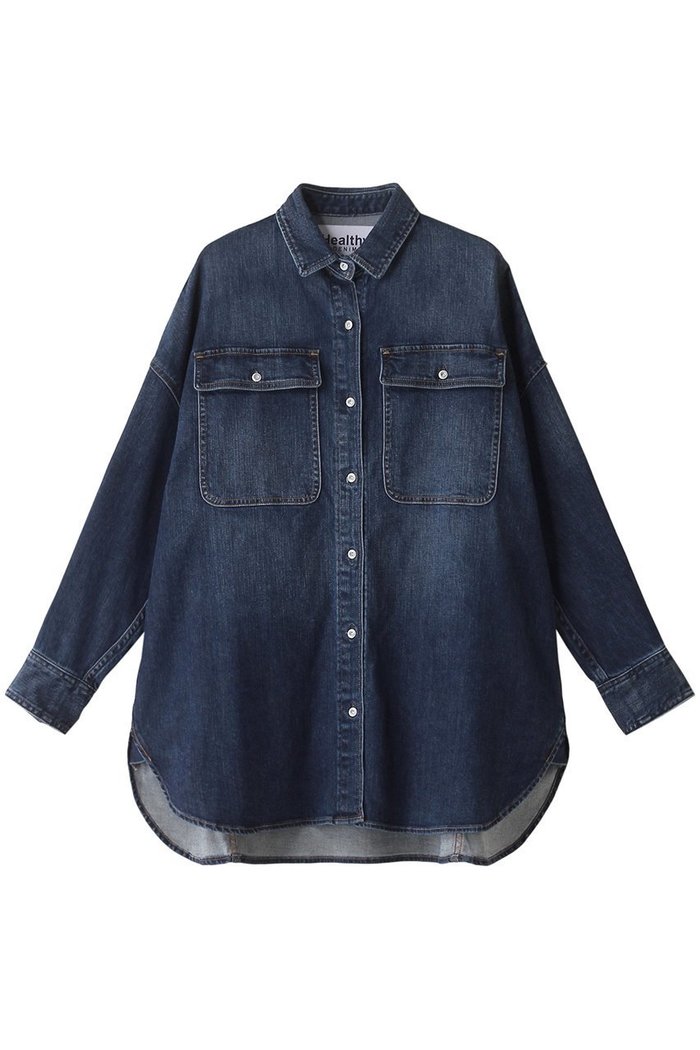 【ヘルシーデニム/Healthy Denim】のAlmond スーパービックシャツ インテリア・キッズ・メンズ・レディースファッション・服の通販 founy(ファニー) https://founy.com/ ファッション Fashion レディースファッション WOMEN トップス・カットソー Tops/Tshirt シャツ/ブラウス Shirts/Blouses スリーブ Sleeve デニム Denim ビッグ Big ベーシック Basic ロング Long 再入荷 Restock/Back In Stock/Re Arrival 定番 Standard |ID: prp329100004112998 ipo3291000000028015969