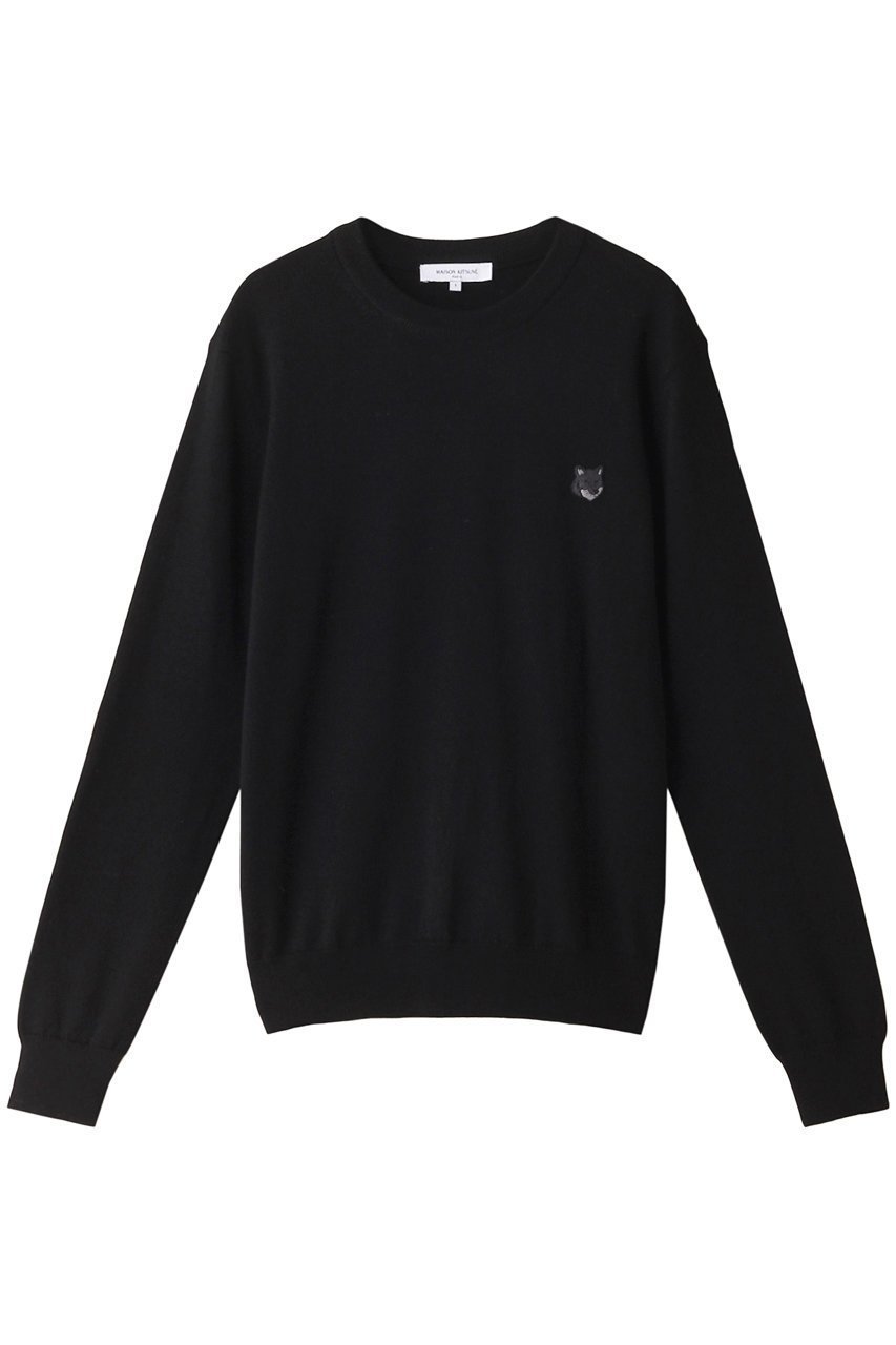 【メゾン キツネ/MAISON KITSUNE / MEN】の【MEN】BOLD FOX HEAD PATCH レギュラージャンパー インテリア・キッズ・メンズ・レディースファッション・服の通販 founy(ファニー) 　ファッション　Fashion　メンズファッション　Fashion for Men　トップス・カットソー　Cut & Sew Tops　パーカー・フーディー / カジュアルコーデ　Hoodies & Parkas　メンズシャツ　Shirts　パッチ　Patch, Appliqué　フォックス　Fox, Fox Fur　レギュラー　Regular, Standard Fit　ブラック|ID: prp329100004113013 ipo3291000000032914170