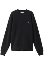 【メゾン キツネ/MAISON KITSUNE / MEN】の【MEN】BOLD FOX HEAD PATCH コンフォートスウェットシャツ 人気、トレンドファッション・服の通販 founy(ファニー) ファッション Fashion メンズファッション Fashion for Men トップス・カットソー Cut & Sew Tops パーカー・フーディー / カジュアルコーデ Hoodies & Parkas メンズシャツ Shirts おすすめ Recommended / Our Picks スタイリッシュ Stylish, Fashionable パッチ Patch, Appliqué フォックス Fox, Fox Fur 定番 Standard, Basic Item thumbnail ブラック|ID: prp329100004113014 ipo3291000000032914237
