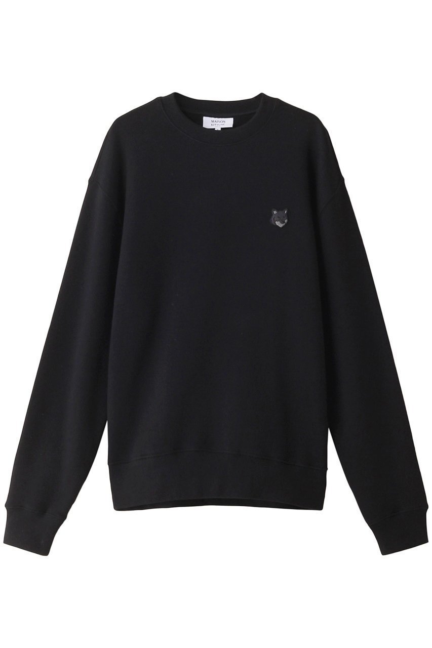 【メゾン キツネ/MAISON KITSUNE / MEN】の【MEN】BOLD FOX HEAD PATCH コンフォートスウェットシャツ インテリア・キッズ・メンズ・レディースファッション・服の通販 founy(ファニー) 　ファッション　Fashion　メンズファッション　Fashion for Men　トップス・カットソー　Cut & Sew Tops　パーカー・フーディー / カジュアルコーデ　Hoodies & Parkas　メンズシャツ　Shirts　おすすめ　Recommended / Our Picks　スタイリッシュ　Stylish, Fashionable　パッチ　Patch, Appliqué　フォックス　Fox, Fox Fur　定番　Standard, Basic Item　ブラック|ID: prp329100004113014 ipo3291000000032914237