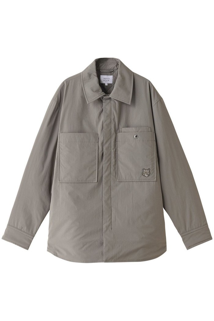 【メゾン キツネ/MAISON KITSUNE / MEN】の【MEN】PADDED オーバーシャツ インテリア・キッズ・メンズ・レディースファッション・服の通販 founy(ファニー) https://founy.com/ ファッション Fashion メンズファッション MEN スリーブ Sleeve パッチ Patch ポケット Pocket ロング Long 冬 Winter |ID: prp329100004113017 ipo3291000000028016020