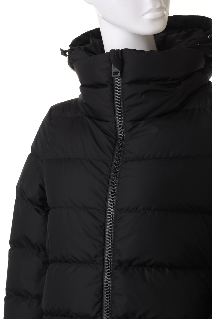 【ヘルノ/HERNO】のナイロンダウン フーディーコート 人気、トレンドファッション・服の通販 founy(ファニー) 　ファッション　Fashion　レディースファッション　Fashion for Women　アウター　Coat / Outerwear Collection　コート・ロングコート・ピーコート　Long Coats, Peacoats & More　ダウン　Down, Puffer　バランス　Balance, Style Balance　フィット　Fit, Slim Fit　ミドル　Middle Length, Mid Height　リブニット　Rib Knit, Ribbed Knit　エレガント 上品　Elegant　軽量　Lightweight, Ultra Light　防寒　Cold Protection, Winter-Ready　other-5|ID: prp329100004113022 ipo3291000000035824218