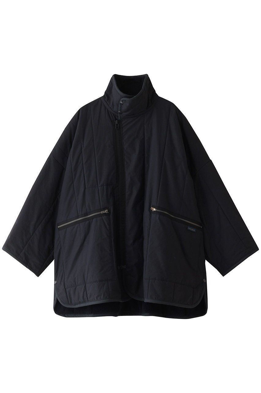 【イレーヴ/YLEVE】の【LAVENHAM × YLEVE】ポンチョ ジャケット インテリア・キッズ・メンズ・レディースファッション・服の通販 founy(ファニー) 　ファッション　Fashion　レディースファッション　WOMEN　アウター　Coat Outerwear　ジャケット　Jackets　ポンチョ　Ponchos　おすすめ　Recommend　キルティング　Quilting　ジャケット　Jacket　ドット　Dot　ボトム　Bottom　ポンチョ　Poncho　リラックス　Relax　ルーズ　Loose　ワイド　Wide　ネイビー|ID: prp329100004113026 ipo3291000000028016049