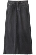 【ヘルシーデニム/Healthy Denim】のPear Maxi デニムスカート 人気、トレンドファッション・服の通販 founy(ファニー) ファッション Fashion レディースファッション WOMEN スカート Skirt デニムスカート Denim Skirts ロングスカート Long Skirt スリット Slit デニム Denim フロント Front ロング Long 定番 Standard thumbnail Black Cutoff|ID: prp329100004113028 ipo3291000000028016053