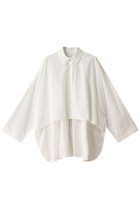 【プレインピープル/PLAIN PEOPLE】の【ESLOW】COTTON TYPEWRITER (ORIGINAL) BIG SHIRT ホワイト|ID: prp329100004113042 ipo3291000000028016095