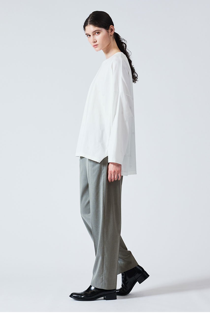 【ミズイロ インド/mizuiro ind】のcenter press wide slacks スラックス 人気、トレンドファッション・服の通販 founy(ファニー) 　ファッション　Fashion　レディースファッション　Fashion for Women　パンツ　Pants & Trousers　シンプル　Simple, Minimal　スラックス　Slacks, Dress Pants　センター　Center, Center Line　リラックス　Relax, Relaxed Fit　other-7|ID: prp329100004113064 ipo3291000000032817462
