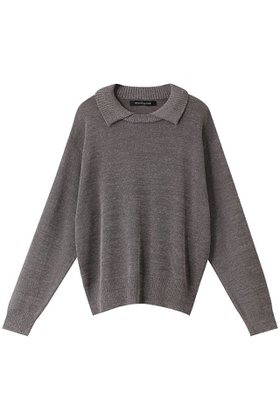 【ミズイロ インド/mizuiro ind】のtape yarn P/O with collar プルオーバー 人気、トレンドファッション・服の通販 founy(ファニー) ファッション Fashion レディースファッション WOMEN トップス・カットソー Tops/Tshirt ニット Knit Tops プルオーバー Pullover シンプル Simple |ID:prp329100004113067