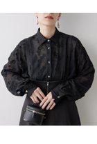 【ウィムガゼット/Whim Gazette】の刺繍シャツ 人気、トレンドファッション・服の通販 founy(ファニー) ファッション Fashion レディースファッション WOMEN トップス・カットソー Tops/Tshirt シャツ/ブラウス Shirts/Blouses エレガント 上品 Elegant ジョーゼット Georgette スリーブ Sleeve フラワー Flower ロング Long NEW・新作・新着・新入荷 New Arrivals thumbnail ブラック|ID: prp329100004113072 ipo3291000000028016184