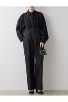 【ウィムガゼット/Whim Gazette】のサスペンダーハイウエストパンツ 人気、トレンドファッション・服の通販 founy(ファニー) ファッション Fashion レディースファッション WOMEN パンツ Pants サスペンダー Suspenders ストレッチ Stretch フォルム Form ロング Long エレガント 上品 Elegant NEW・新作・新着・新入荷 New Arrivals thumbnail ブラック|ID: prp329100004113073 ipo3291000000028016186