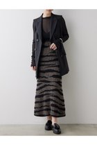 【ウィムガゼット/Whim Gazette】のゼブラジャガードスカート 人気、トレンドファッション・服の通販 founy(ファニー) ファッション Fashion レディースファッション WOMEN スカート Skirt ロングスカート Long Skirt おすすめ Recommend セットアップ Set Up マーメイド Mermaid モヘア Mohair ロング Long エレガント 上品 Elegant NEW・新作・新着・新入荷 New Arrivals thumbnail ブラック|ID: prp329100004113075 ipo3291000000028016191