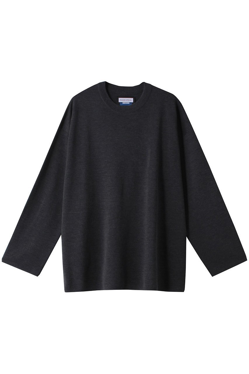 【メゾンスペシャル/MAISON SPECIAL】の【UNISEX】18gaugeアンチピリングミラノリブwool100ウォッシャブルニット インテリア・キッズ・メンズ・レディースファッション・服の通販 founy(ファニー) 　ファッション　Fashion　レディースファッション　WOMEN　トップス・カットソー　Tops/Tshirt　ニット　Knit Tops　プルオーバー　Pullover　ユニセックス　Unisex　おすすめ　Recommend　シンプル　Simple　ミラノリブ　Milan Ribs　再入荷　Restock/Back In Stock/Re Arrival　定番　Standard　C.GRY(チャコールグレー)|ID: prp329100004113097 ipo3291000000028016261